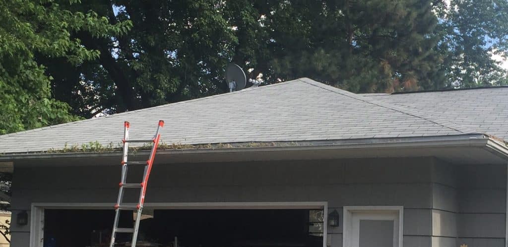  clogged gutters causing water issues in home