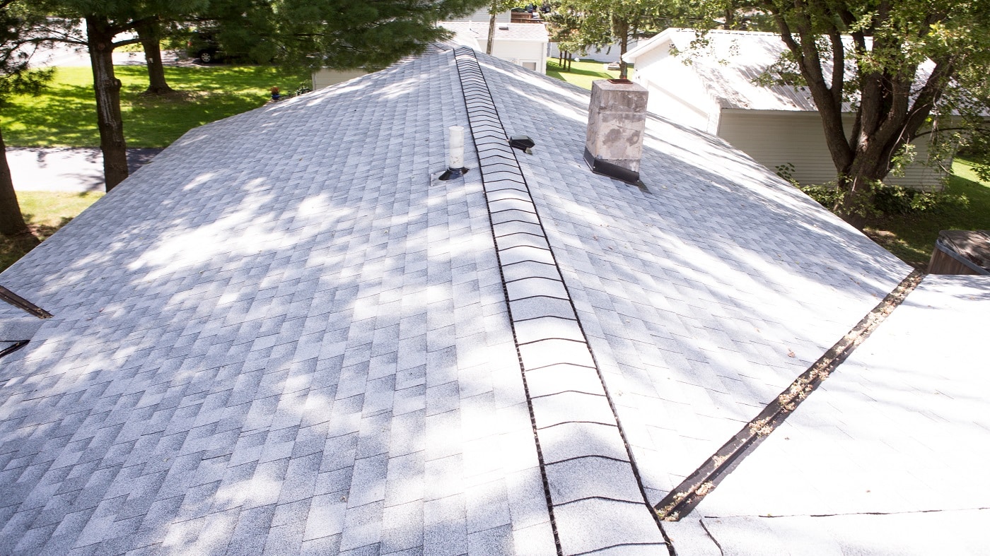 new roof installed correctly on home