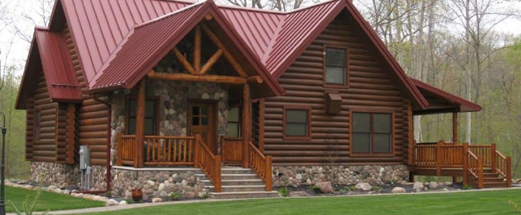 dark metal roof in cold climate