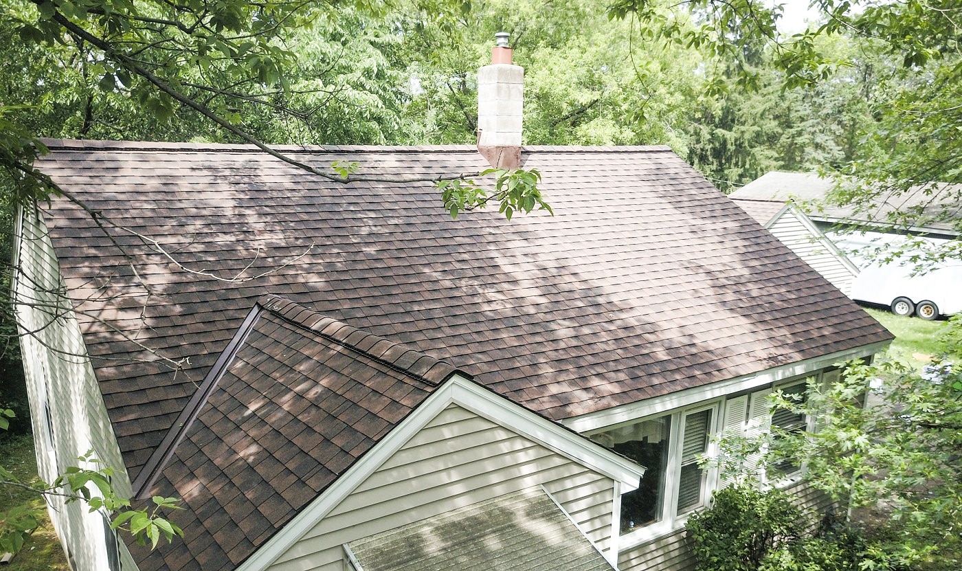 Maplewood home with new GAF Timberline roof shingles