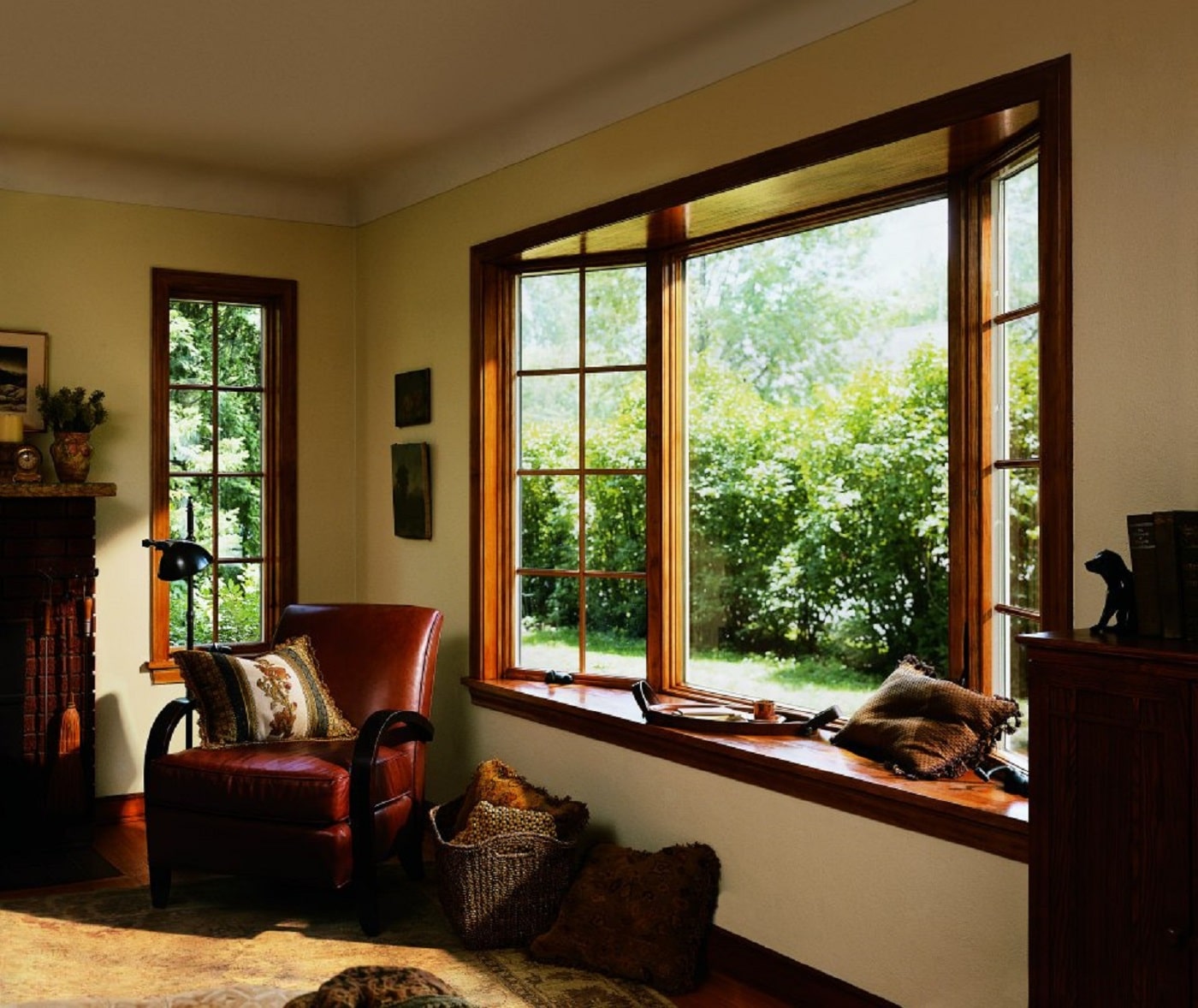  living room with large window to enhance natural light