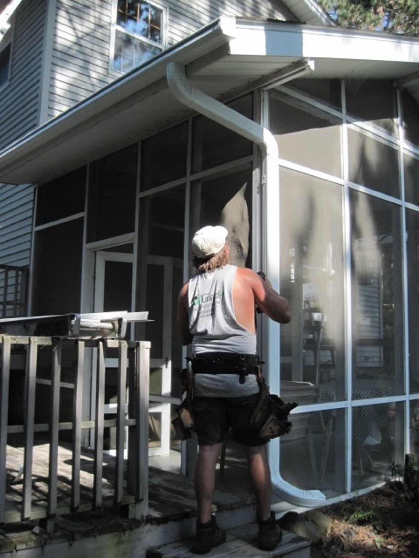  gutter and downspout installation by Lindus Construction