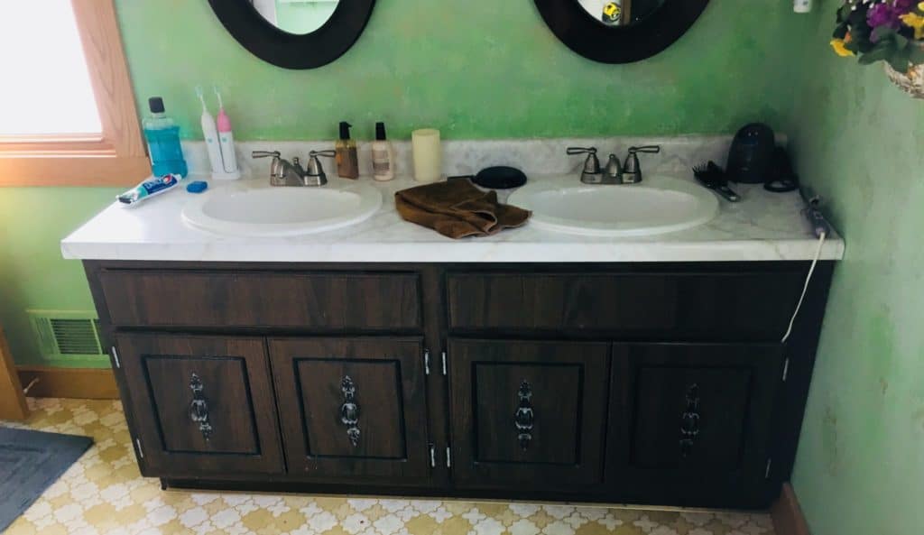 before bathroom
