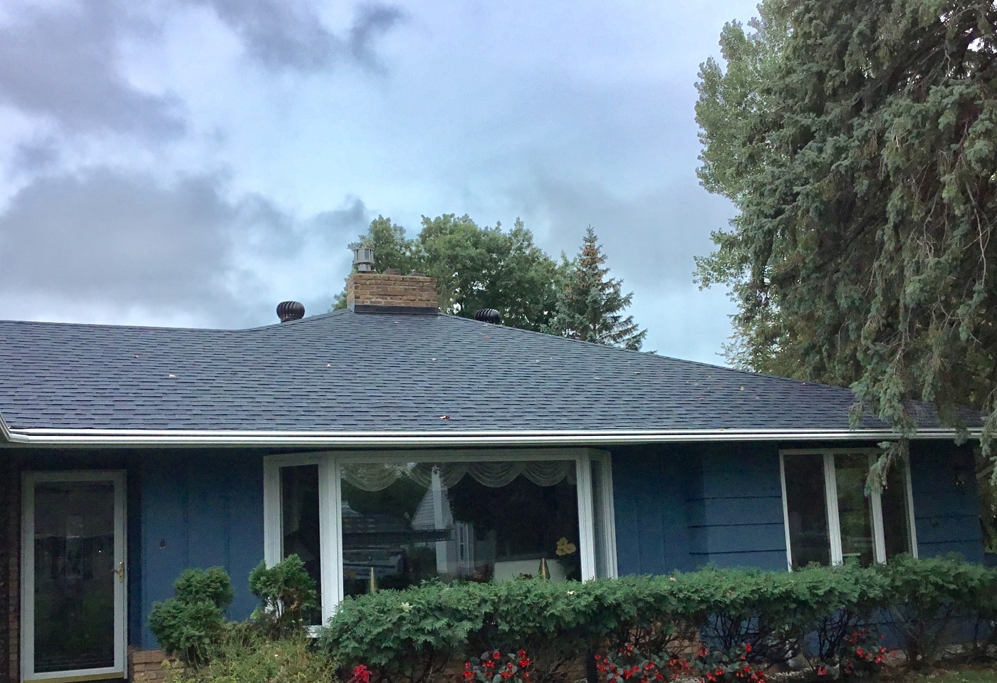 LeafGuard brand gutters installed by Lindus Construction