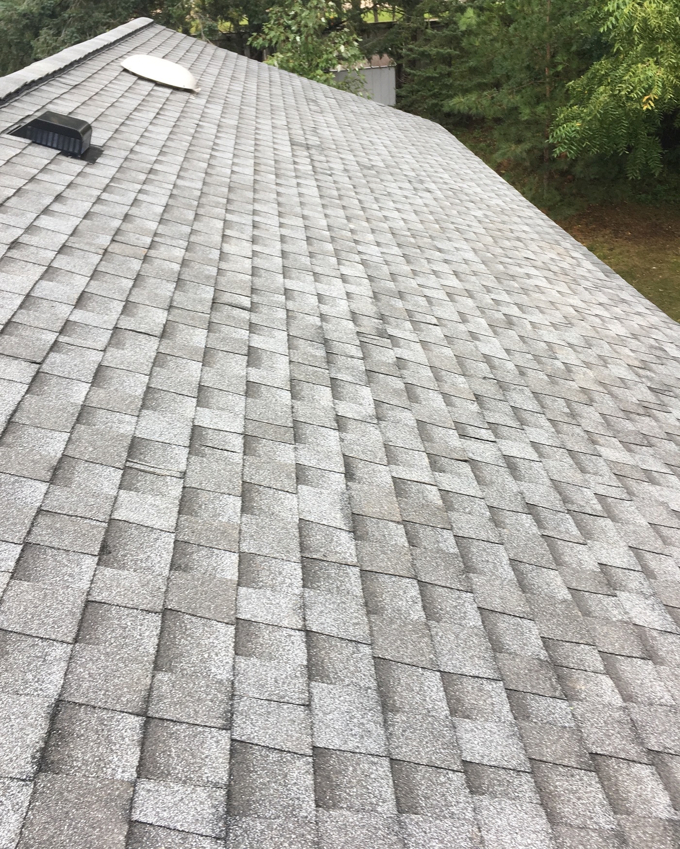 newly installed GAF Timberline Ultra HD® roofing shingles