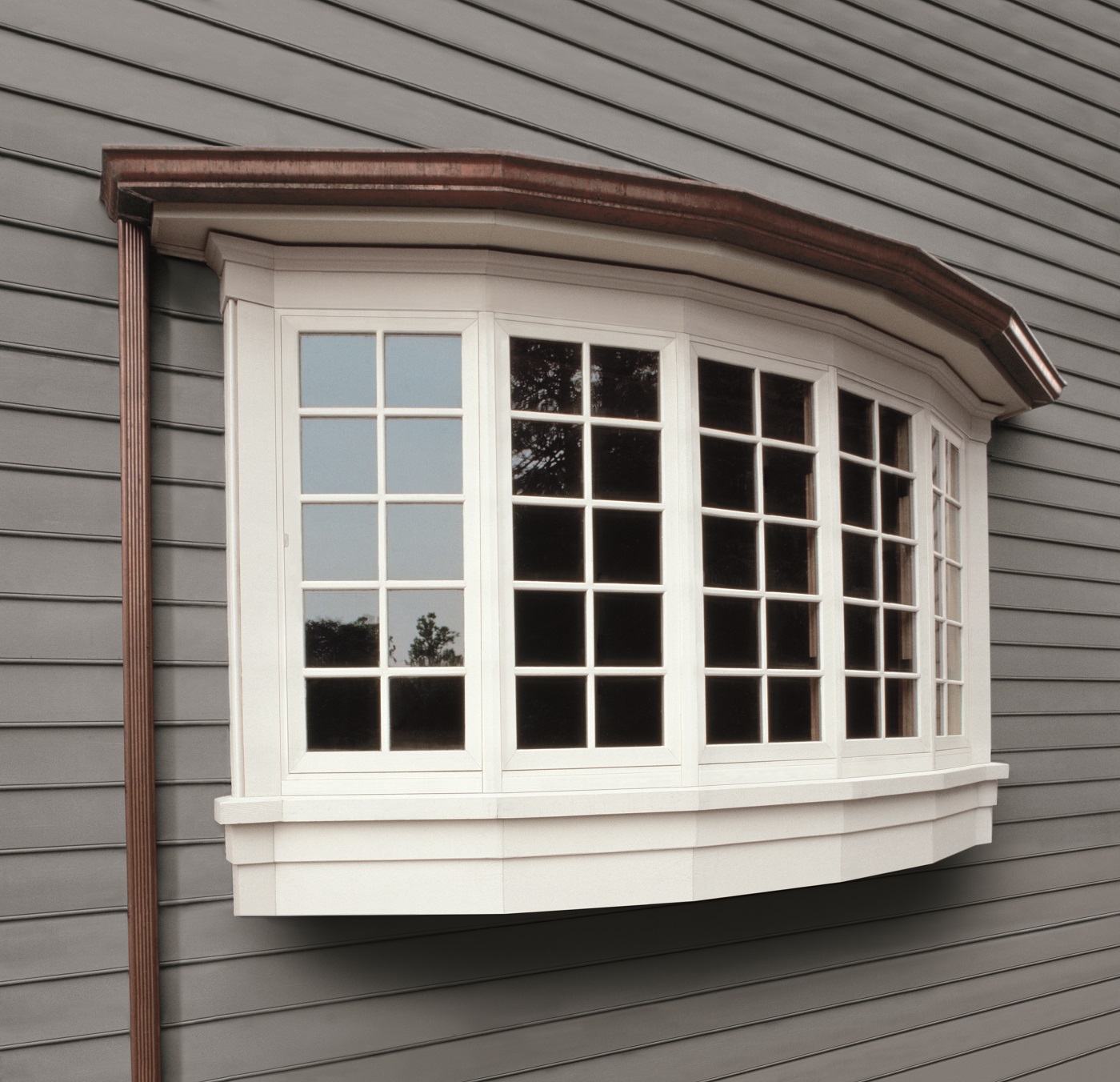 bow window installed on a Twin Cities home by Lindus