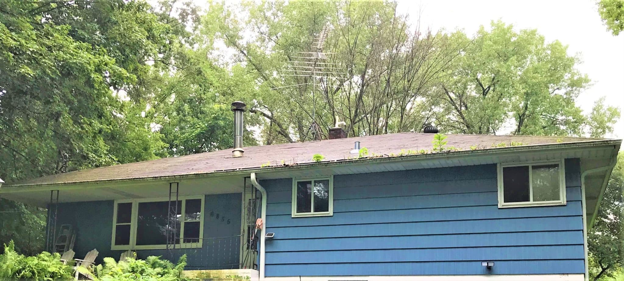 clogged gutters