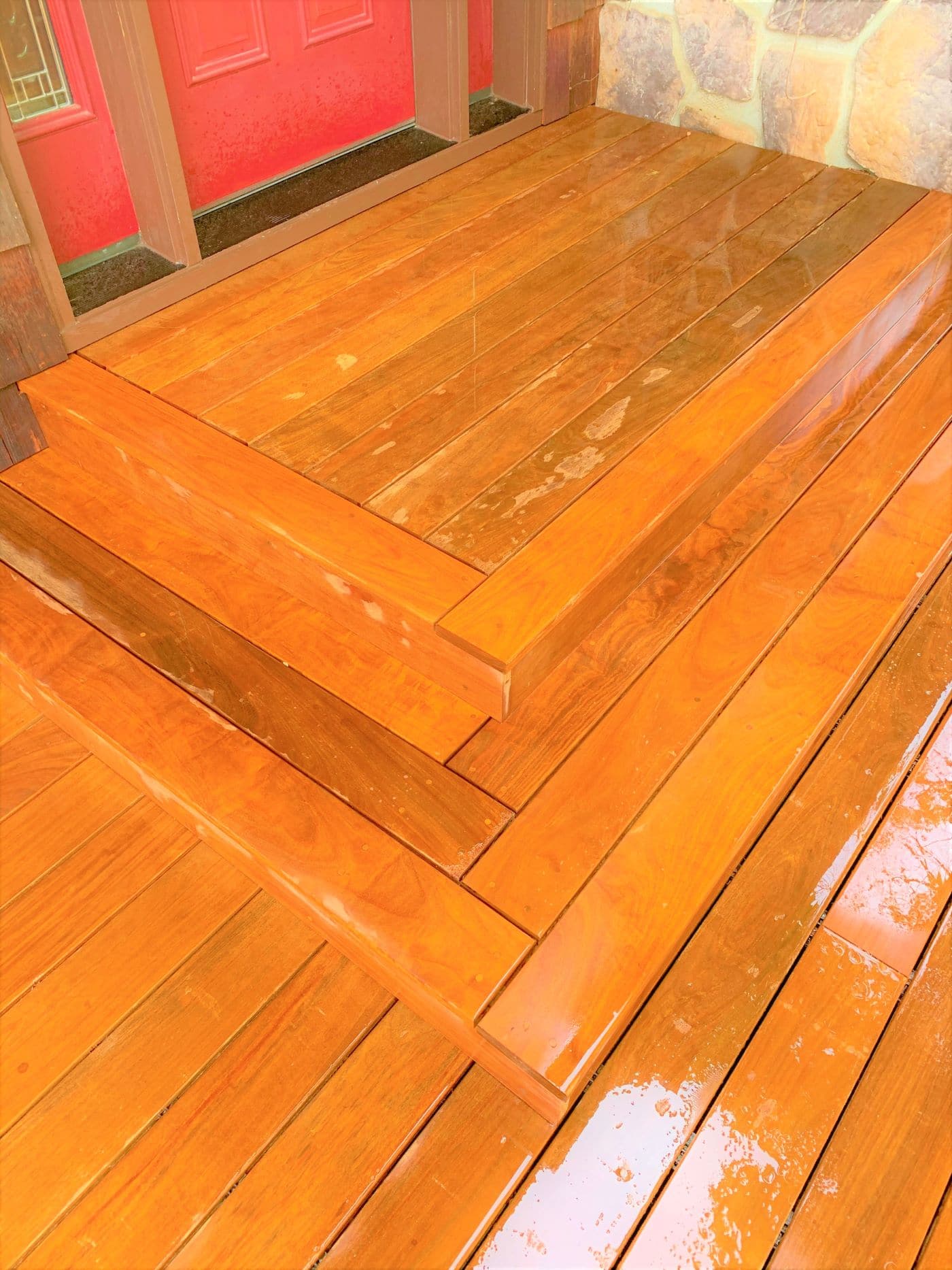 Ipe Deck installed on Wayzata home