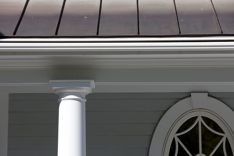 Gutter Replacement Coon Rapids MN Picture of a home with LeafGuard® Brand Gutters.